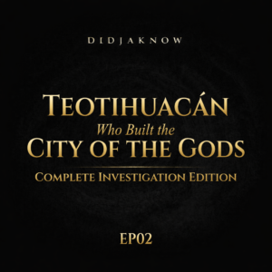 DidjaKnow Episode 02 Teotihuacán documentary cover — Who Built the City of the Gods — Complete Investigation Edition