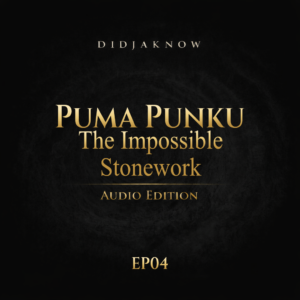 DidjaKnow EP04 Puma Punku The Impossible Stonework Official Audio Edition cover, Tiwanaku megalithic engineering documentary audio